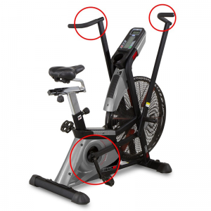 BH Cross 1100 Airbike - dual scherm - met windscherm is een stabiele en dynamische airbike