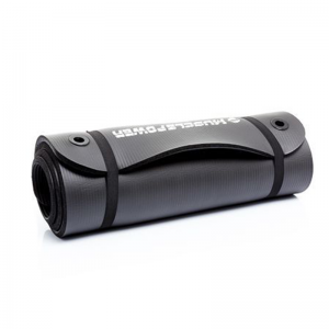 Fitness mat black 190 x 60 x 1.5 cm MP1454