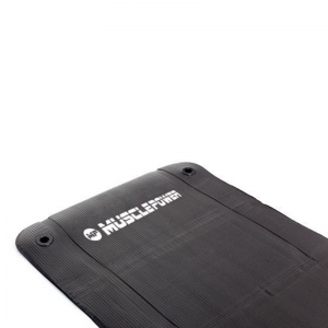 Fitnessmat zwart 190 x 60 x 1.5 cm MP1454