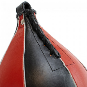 Lederen Speedball Zwart-Rood | Super Pro