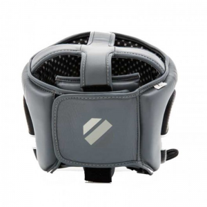 UFC Training Hoofdbeschermer Leder Grijs is gemaakt van leder