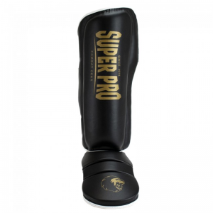 Combat Gear Scheenbeschermer Protector SE Zwart/Goud/Wit | Super Pro