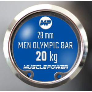 Olympische Halterstang 218 cm High Performance MP816 van Muscle Power
