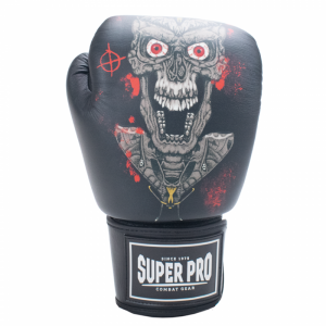 Combat Gear (kick)Bokshandschoenen Leder SKULL | Super Pro