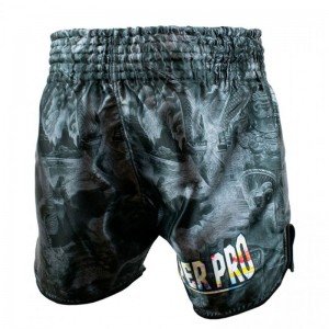 Combat Gear ThaiShort Pattaya Black | SuperPro