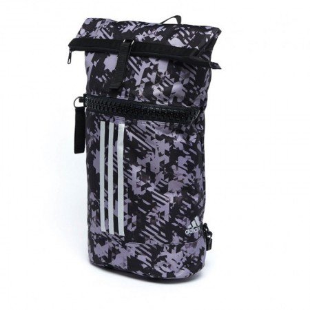 Sports Bag Military Combat Black Camo/Silver Medium | adidas