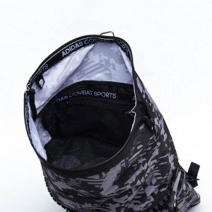 Sporttas Military Combat Zwart Camo/Zilver Medium | adidas