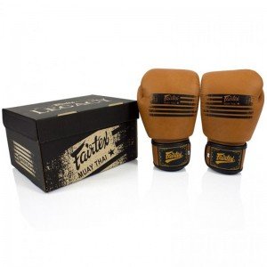 Fairtex (kick)bokshandschoenen Brown Legacy